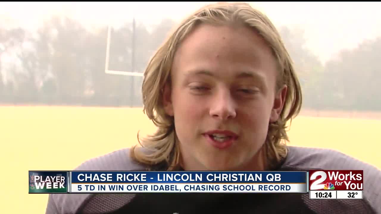 FNL Player of the Week: Lincoln Christian QB Chase Ricke