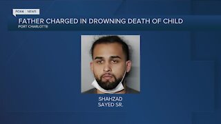 Man arrested after his child drowns