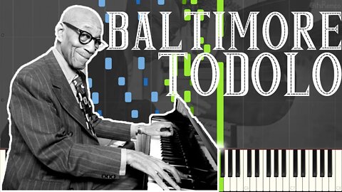 Eubie Blake - Baltimore Todolo 1969 (Ragtime Piano Synthesia)