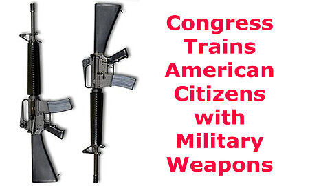 Congress sells military weapons to American Citizens