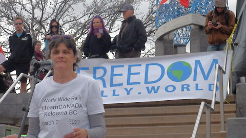 Kelowna BC Freedom Rally March 20, '21 - Dr. Reiner Fuellmich/Bettina Engler