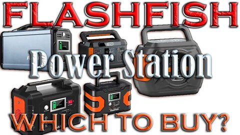 Flashfish Portable Power Station Solar Generator Reveiw