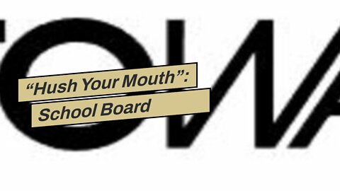 “Hush Your Mouth”: School Board SILENCES Dad Calling Out Pornographic Book Available at School...