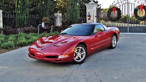 2002 Chevrolet Corvette C5 5.7L LS1 V8 Automatic Targa Top Red Maroon Metallic Muscle