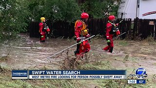 Report of person swept away prompts swift water search in Lakewood