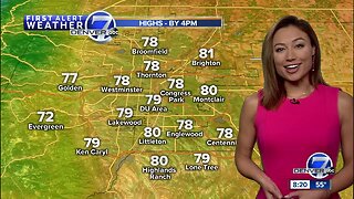 Warmer across Colorado Saturday