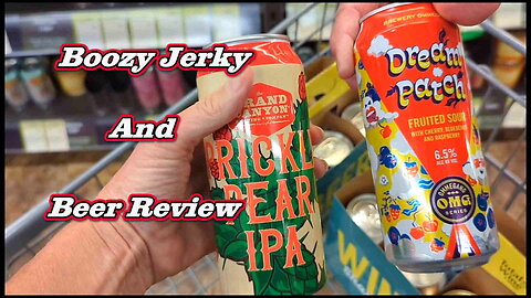 Boozy Jerky and Beer Review with Mark and Rachel