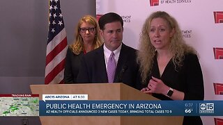 Arizona governor declares emergency as virus cases hit 9