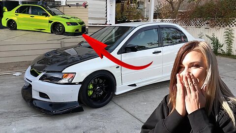 Wrap Shop BUTCHERED Her Evo...Can A Garage Wrapper Do Better? | Widebody Evo 8 Guide With Evo MADI