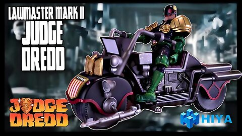 Hiya Toys Judge Dredd and Lawmaster MK II Action Figure Set @TheReviewSpot
