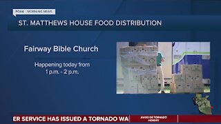St. Matthews House food distribution at Fairway Bible Church in Naples