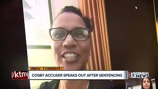 Bill Cosby accuser speaks out after sentencing