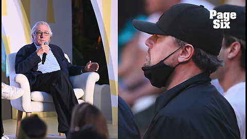 Leonardo DiCaprio goes 'unnoticed' sitting with the public at Robert De Niro's Art Basel Miami Beach event