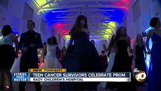Rady Children's Hospital cancer survivors celebrate prom