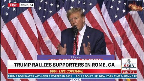 President Trump Speech Rome, GA March 9 2024