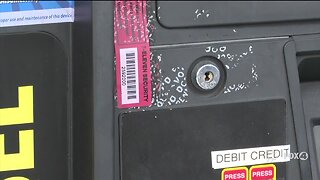 Skimmers found on locked gas pumps