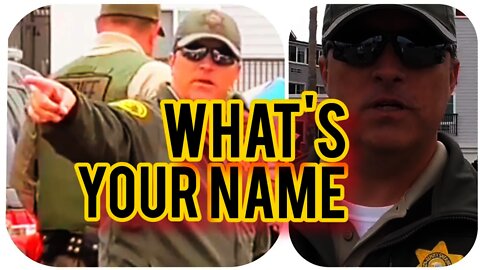 COP FAILS to GET PEOPLE'S NAME & HAS his EGO CHECKED HARD when he Gets an EDUCATION about RIGHTS🙊