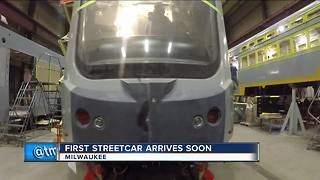 First Milwaukee streetcar vehicle will be delivered this month