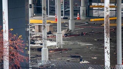 Exploded Airborne Car at US Canada Border - NOT a terror attack??