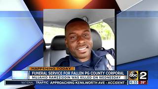 Funeral arrangements announced for officer killed in Prince George's County