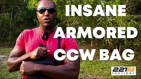 Insane Concealed Carry Bag With Body Armor