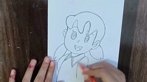 Nobita and Shizuka Love Drawing - Pencil Sketch / How to draw nobita shizuka  / Drawing for beginners - YouTube
