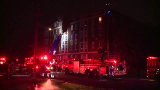 Families displaced after apartment fire on Detroit's west side