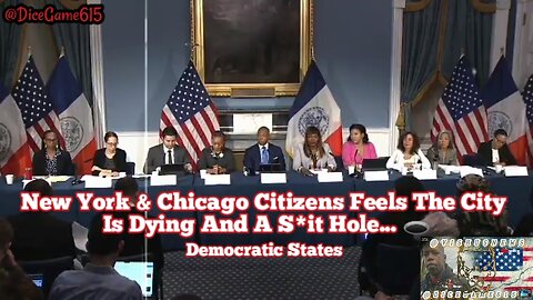 New York & Chicago Citizens Feels The City Is Dying, And A S*it Hole... 🕳️ #VishusTv 📺