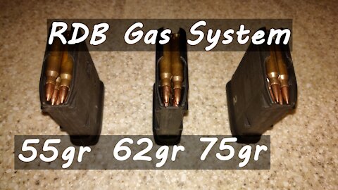 KelTec RDB Gas System Test Based on Different Bullet Weights