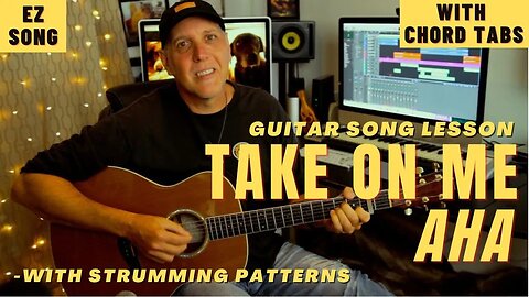 AHA Take On Me EZ Acoustic Guitar Song Lesson MTV Unplugged Version