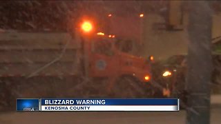 Snow blankets Kenosha County