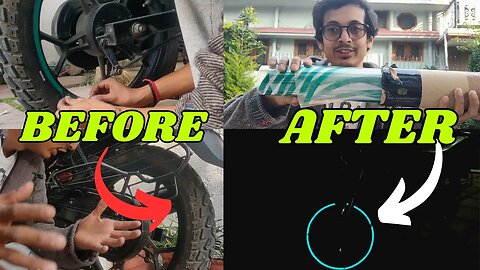 finally! apni bike me reflectors lga hi liye | AbhayOyevlogs 😎😎