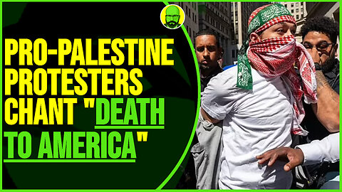 PRO-PALESTINE PROTESTERS CHANT DEATH TO AMERICA