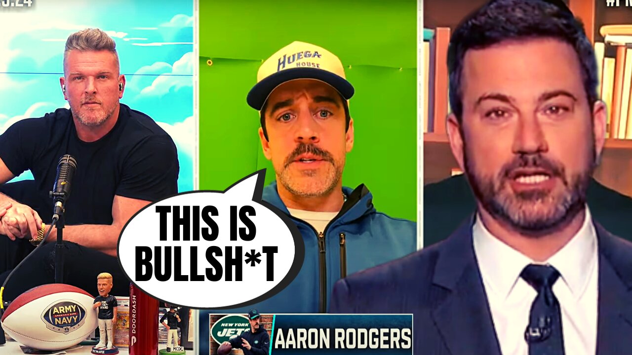 Aaron Rodgers RESPONDS On Pat McAfee Show After Jimmy Kimmel MELTDOWN ...