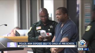 Man accused of exposing himself to a child at a pre-school