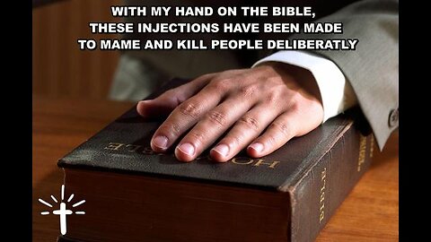 WITH MY HAND ON THE BIBLE, THESE INJECTIONS HAVE BEEN MADE TO MAME AND KILL PEOPLE DELIBERATELY