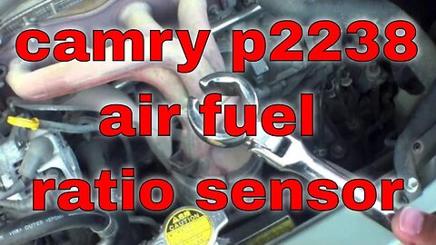 Easy FOLLOW replace air fuel ratio sensor P2238 Toyota Camry √ Fix it Angel