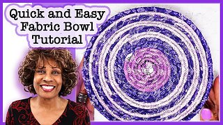 A Quick and Easy Fabric Bowl Tutorial - Wambui Made It - Fabric Bowls - DIY - Wambui Bahati