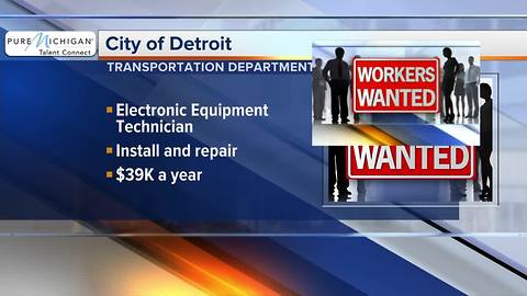 Workers Wanted: City of Detroit, transportation department