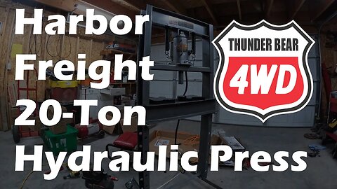 We bought a Harbor Freight 20 Ton Hydraulic Press!