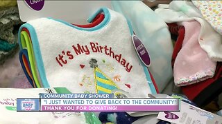 Big outpouring of love and support for the Community Baby Shower