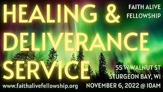 Deliverance & Healing Service - Pastor Thomas C Terry III - November 6, 2022