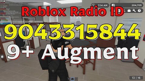 Augment Roblox Radio Codes/IDs
