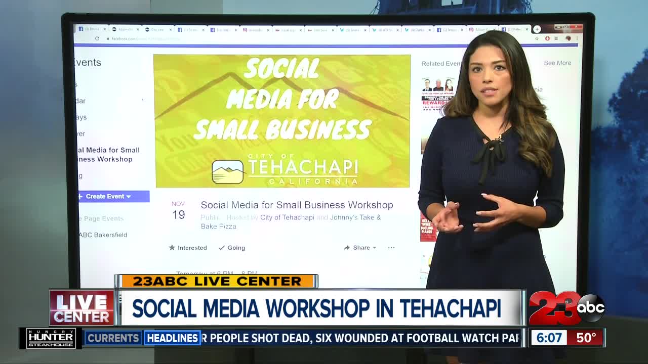 Social Media Workshop in Tehachapi