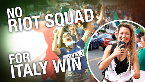 Montreal's Italian community erupts in cheer as Italy takes home the Euro cup