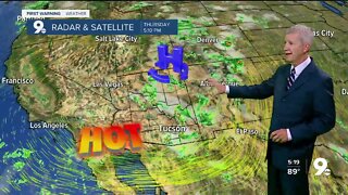 Increasing rain chances deliver slightly cooler temperatures