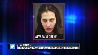 Woman in custody after Warren police chase ends in fatal crash in Detroit