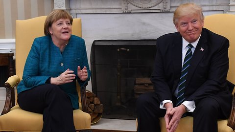 Trump Welcomes Merkel To The White House Again