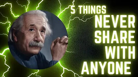 5 things NEVER share with anyone|@Motivational coach#alberteinsteinquotes