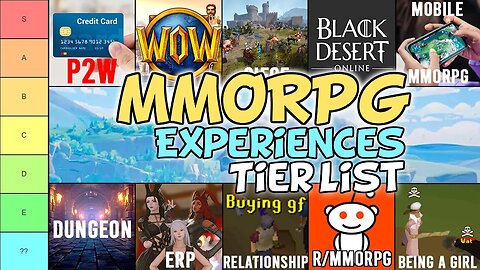 MMORPG Experiences Tier List